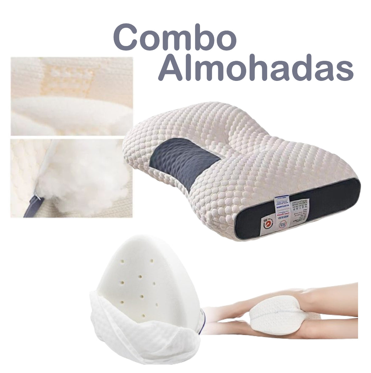 Combo Almohadas Entre pierna  Spa 3D™