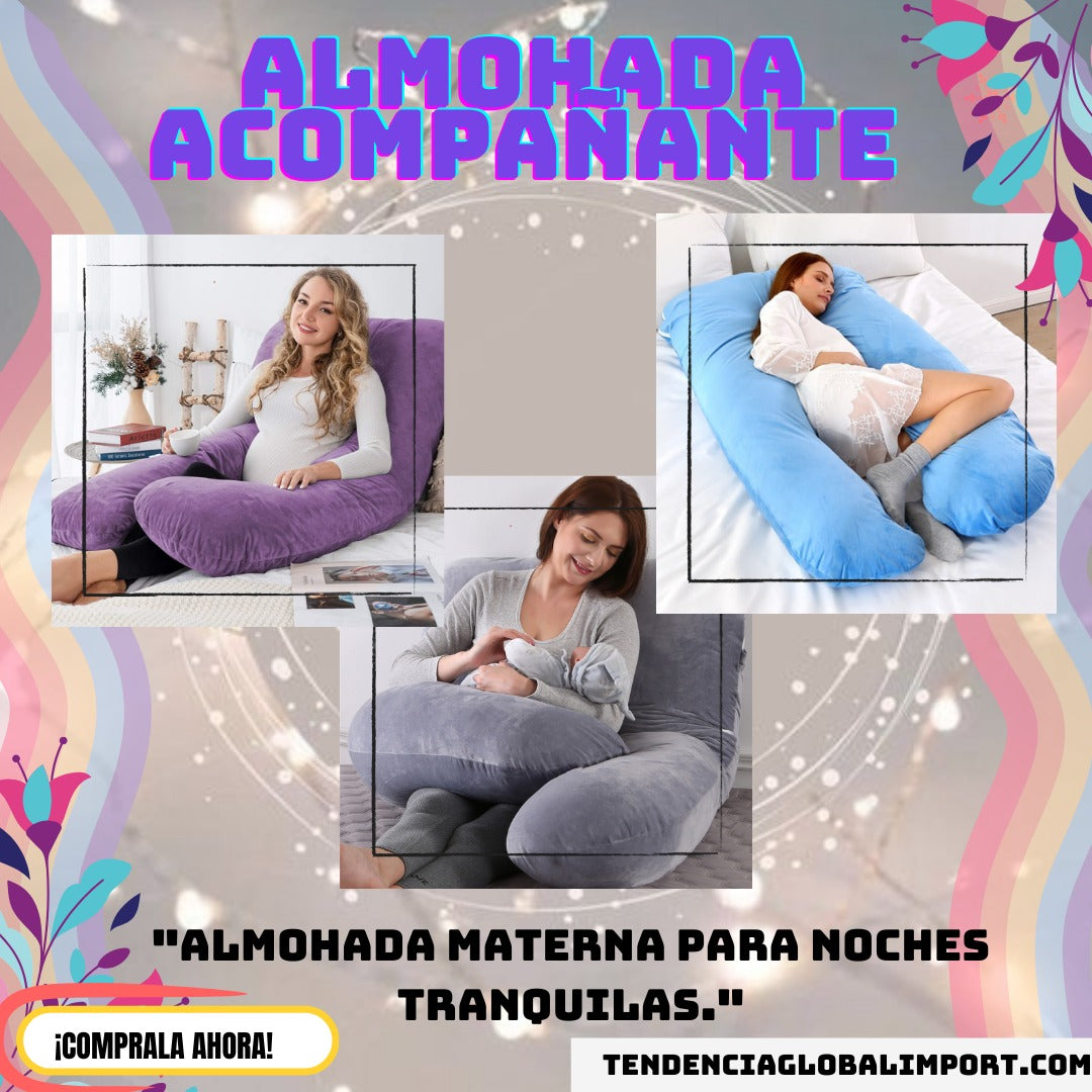 MaterniDream™|ALMOHADA EN U PARA MUJER EN EMBARAZO