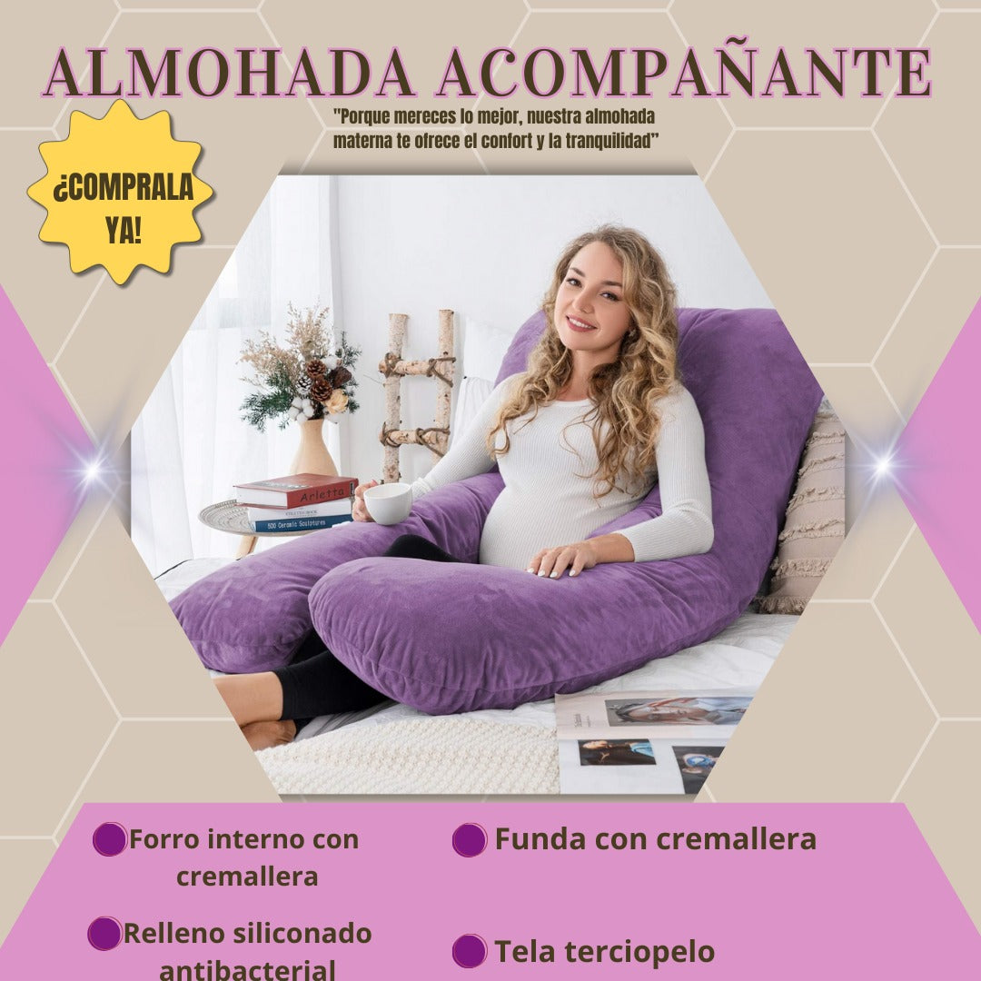 MaterniDream™|ALMOHADA EN U PARA MUJER EN EMBARAZO