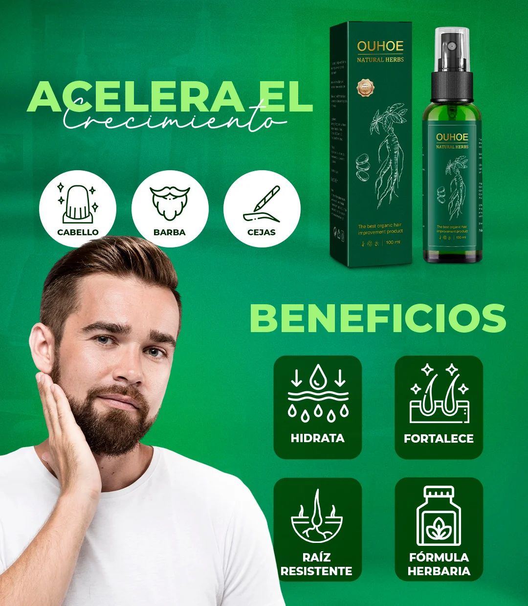 HairVita™|Ouhoe Tonico Para El Crecimiento Capilar